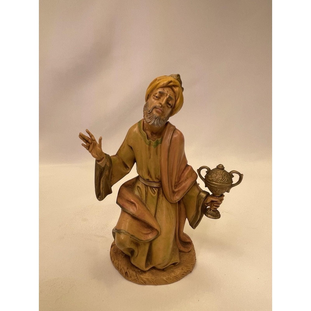 Vintage Fontanini By Roman 5" Nativity Wise Man King Gaspar  Italy 52515